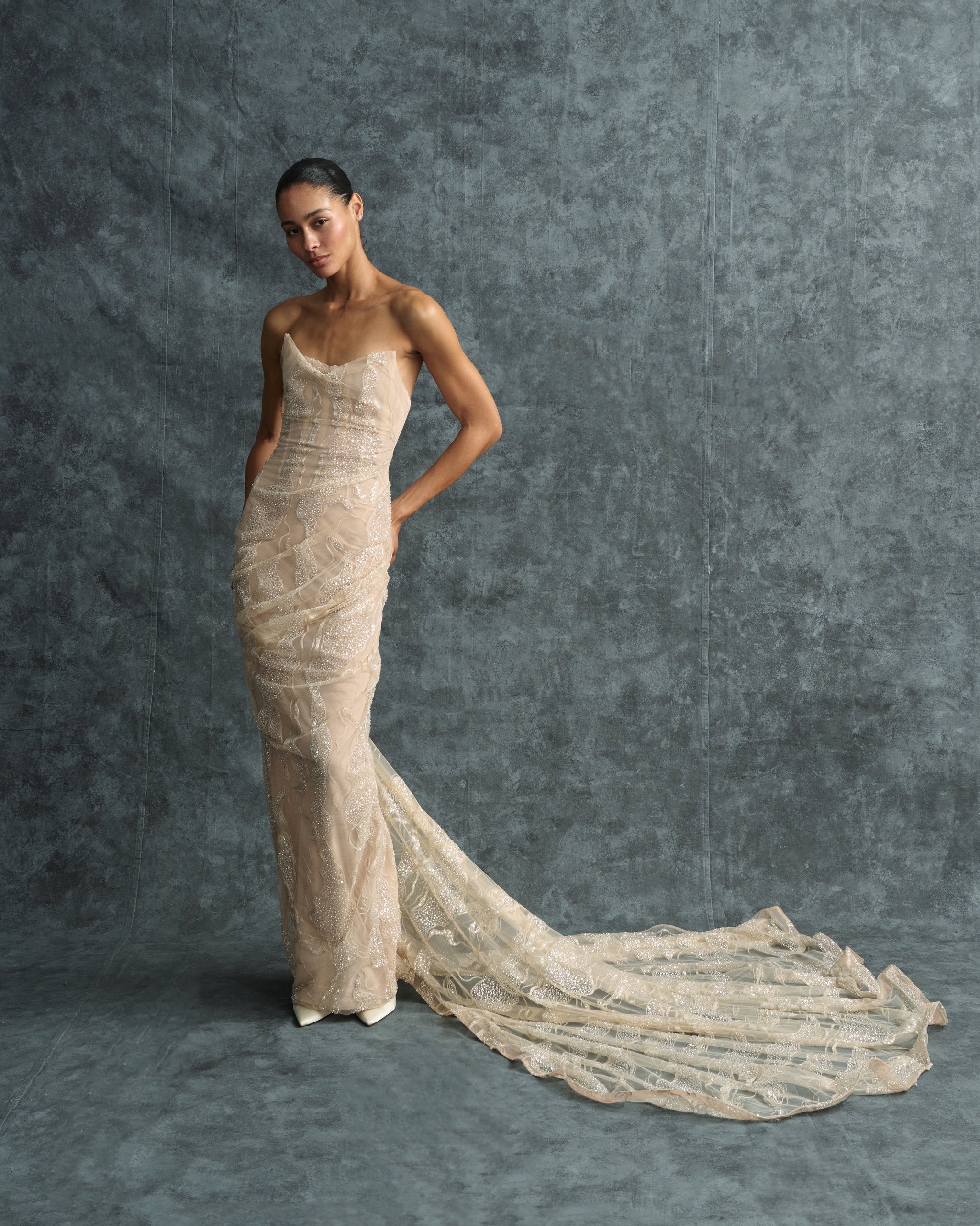 Court Embroidered
